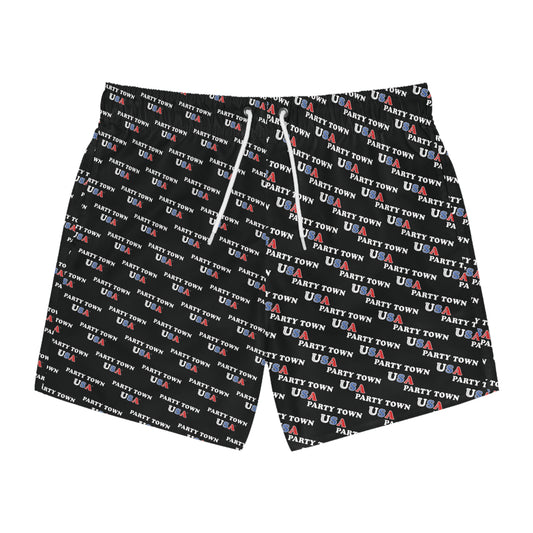 Party Town Swim Trunks