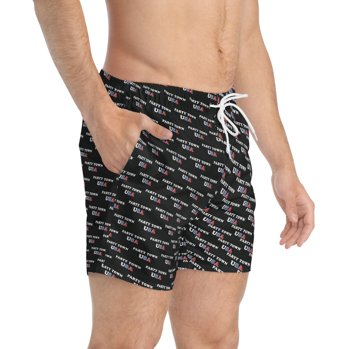 Party Town Swim Trunks